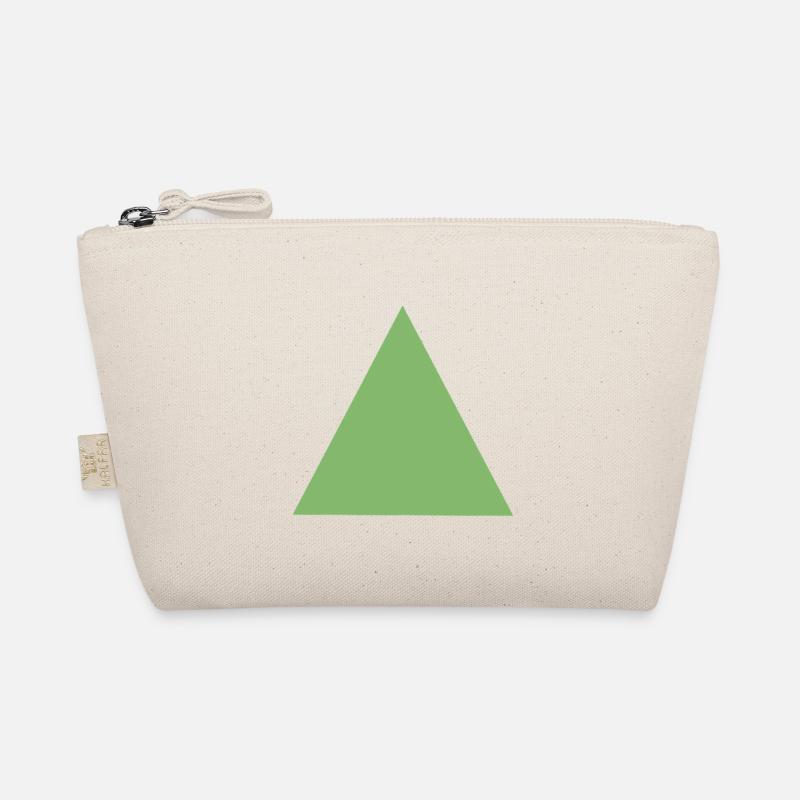 Abstract triangle design in pastel colors Organic Pouch