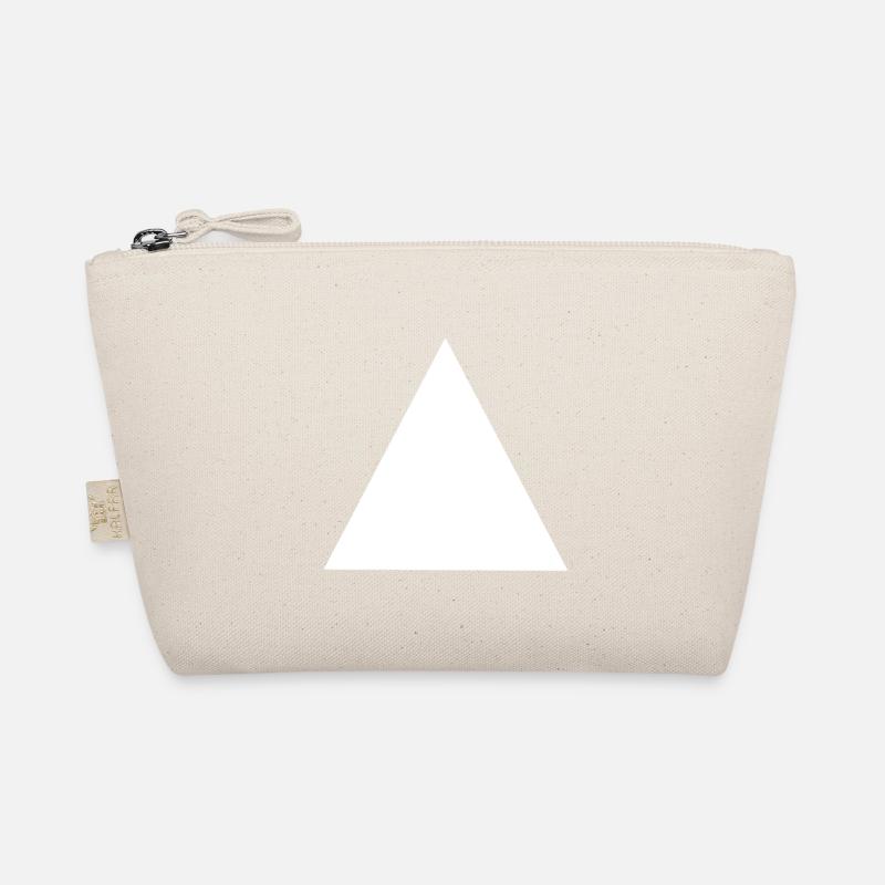 Abstract Geometric Triangle Composition Organic Pouch