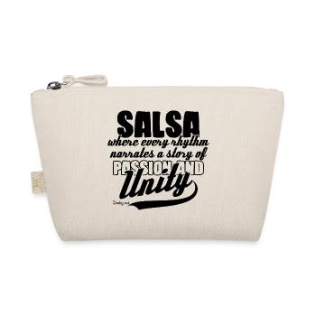 Salsa Tanz Kuba Latein Party Shirt - Bio-Täschchen - Natur - Vorne