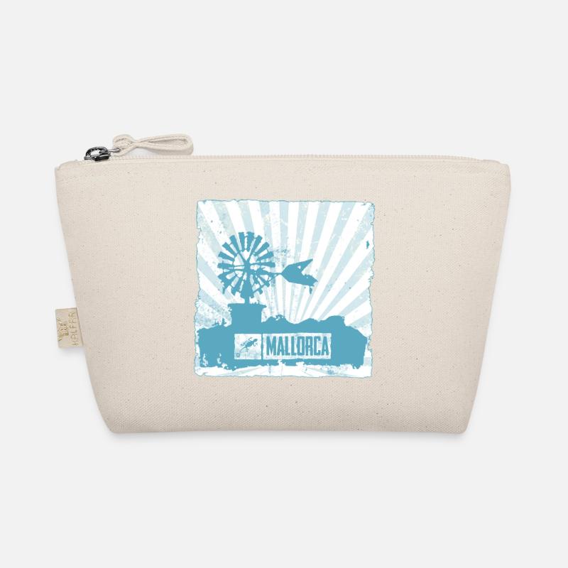 Mallorca Windmill and Design Organic Pouch