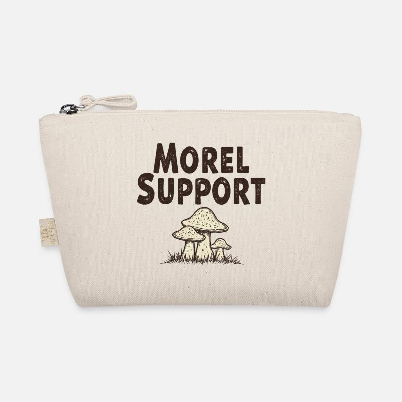 Morel Support - Morchel Pilz Spruch Bio-Täschchen