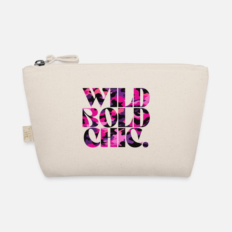 Wild Bold Chic Camo Muster Design Bio-Täschchen