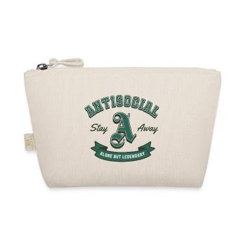 Antisocial coat of arms - Organic Pouch - nature - Front