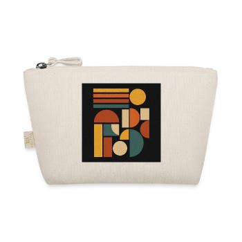 Geometric Colour Forms Retro - Organic Pouch - nature - Front