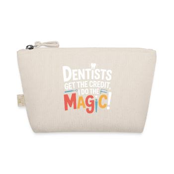 Dental Crown Technician Art  - Organic Pouch - nature - Front