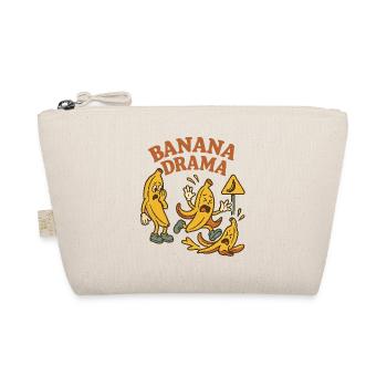 Banana Drama Cartoon Trio - Organic Pouch - nature - Front