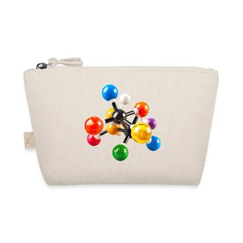Colorful Molecular Structure Pattern - Organic Pouch - nature - Front