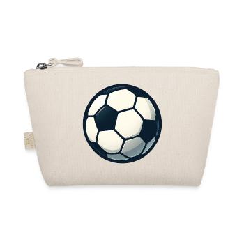 Ball Ball Pattern Football - Organic Pouch - nature - Front