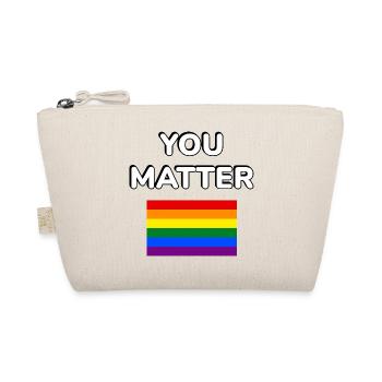 You Matter Pride Flag - Organic Pouch - nature - Front