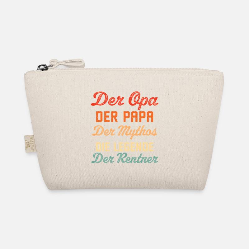 Opa Papa Rentner - Bio-Täschchen - Natur
