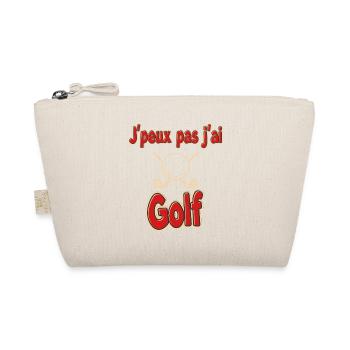 Ich habe Golf Humor Golfer - Bio-Täschchen - Natur - Vorne