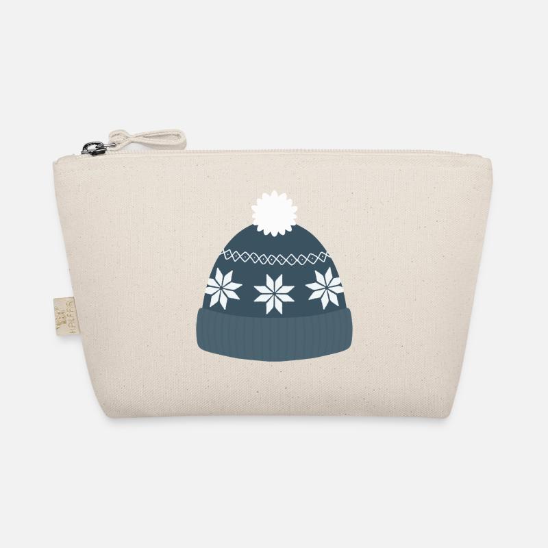Nordic Snowflake Beanie Organic Pouch