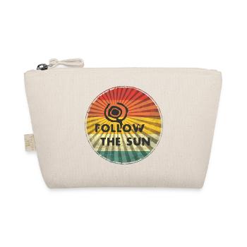 Follow the Sun Retro Sticker - Organic Pouch - nature - Front