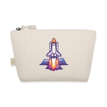 Fusée de dessin animé en vol - Trousse biologique - nature - Devant