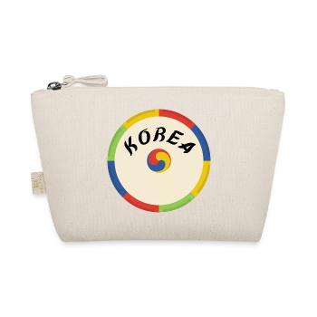 Korea Design – Tradition & Culture in a Circle - Organic Pouch - nature - Front