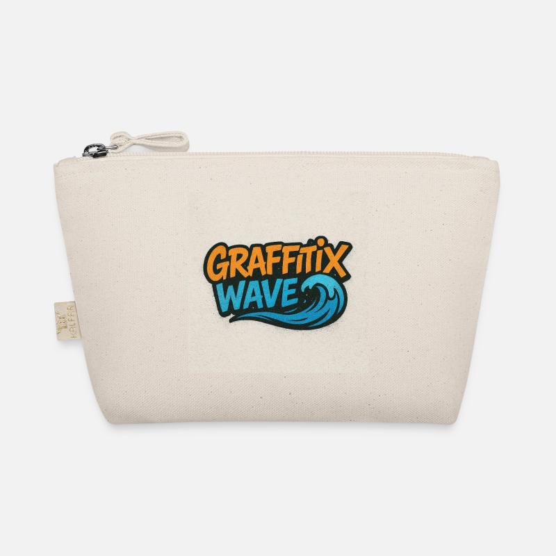 Graffitix Welle Graffiti Logo Bio-Täschchen