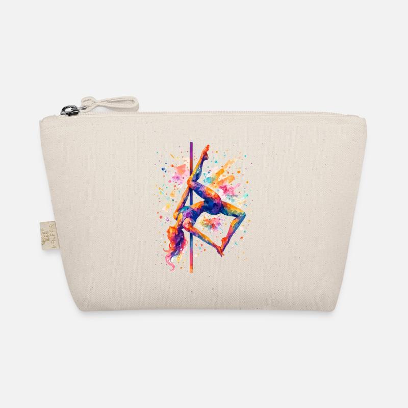 Pole Dance Pole Dancer Aquarelle Cadeau coloré Trousse biologique