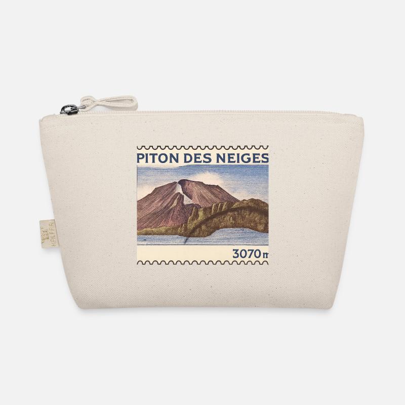 Piton des Neiges Stempel Bio-Täschchen