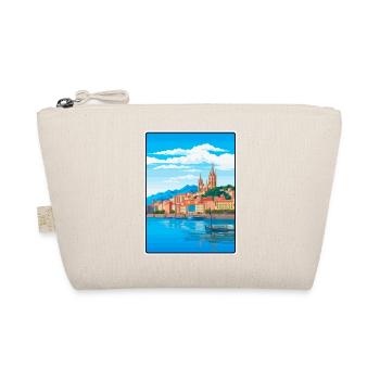 San Sebastian Spain Mediterranean Harbor Vista - Organic Pouch - nature - Front