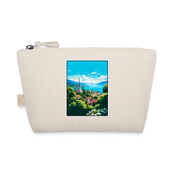Lake Zurich Switzerland Lakeside Village Sunrise - Organic Pouch - nature - Front