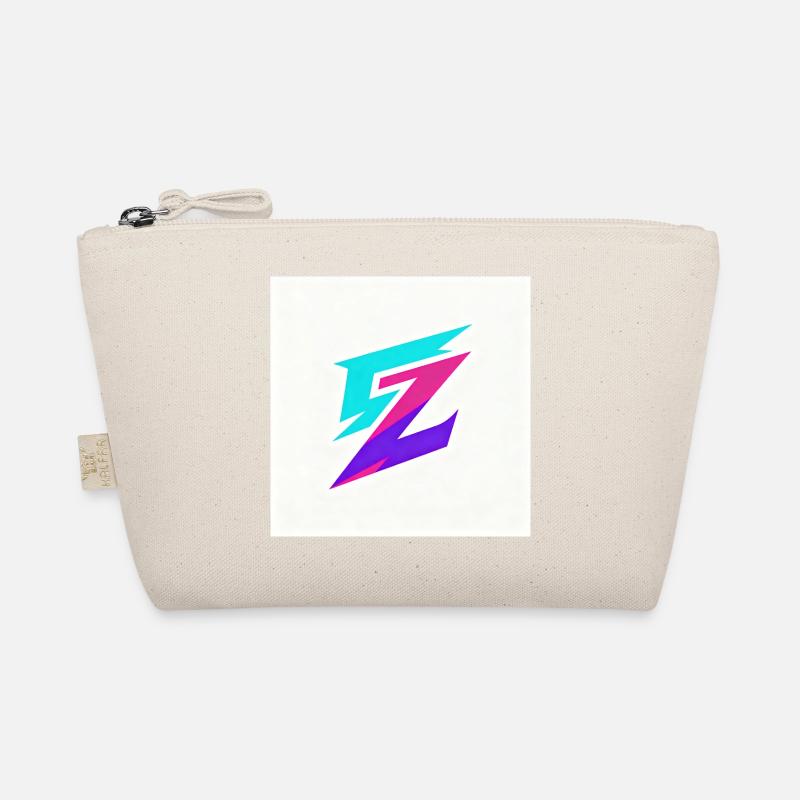 ZickZack Neon Gradient Logo Bio-Täschchen