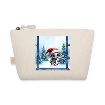 Christmas Elf Hat - Organic Pouch - nature - Front