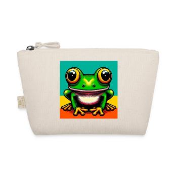 Frosch - Bio-Täschchen - Natur - Vorne