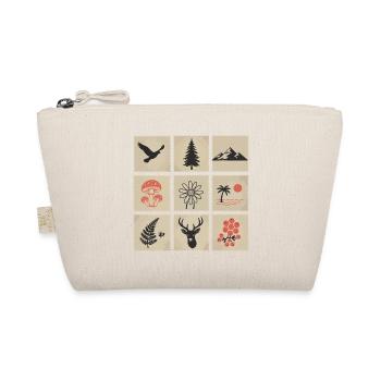 Nature Stamps Collage - Organic Pouch - nature - Front