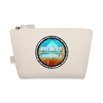 Peguera Mallorca Circle Motif - Organic Pouch - nature - Front