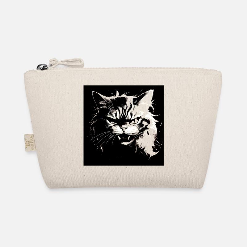 Angry cat Organic Pouch