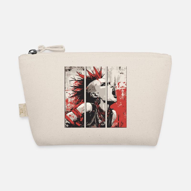 Punkrock Mädchen - Bio-Täschchen - Natur