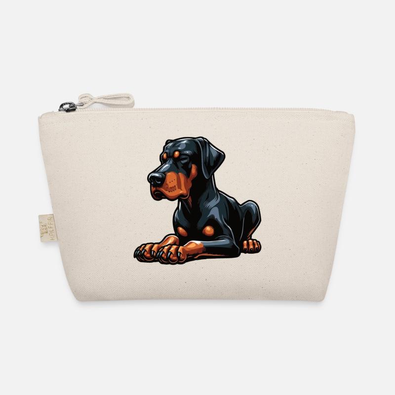 Dobermann Dobermannbesitzer Dobermannliebhaber - Bio-Täschchen - Natur