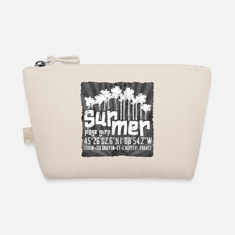 Silhouettes Grunge de la forêt d’été Trousse biologique