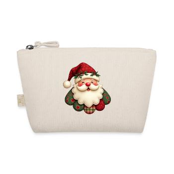Kuscheliger Weihnachtsmann - Bio-Täschchen - Natur - Vorne