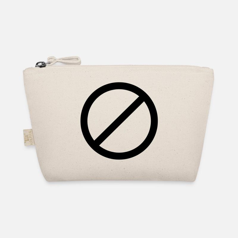Not Allowed Sign Organic Pouch