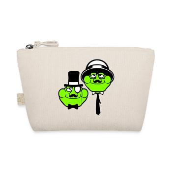 2 Frogs Sir Lunettes Empire Monocle Homme Chapeau Haut de forme - Trousse biologique - nature - Devant