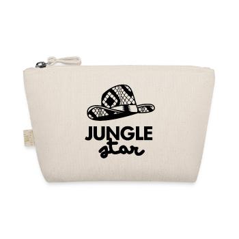 Jungle Star hat logo - Organic Pouch - nature - Front