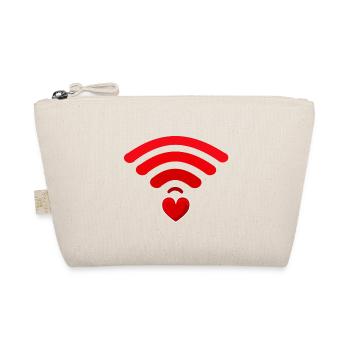 WiFi Core - Liebe Verbindung - Bio-Täschchen - Natur - Vorne