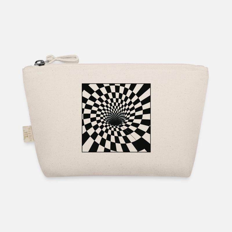 Spiral Checker Tunnel Organic Pouch