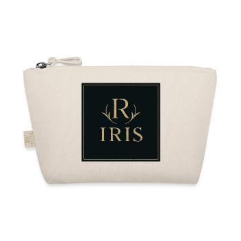 Iris Monogram Gold - Bio-Täschchen - Natur - Vorne