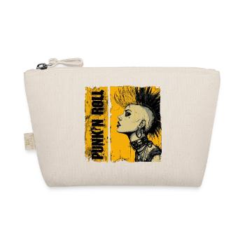 Punk'n Roll Mädchen  - Bio-Täschchen - Natur - Vorne
