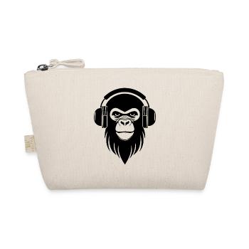 Monkey Head Graffiti Streetstyle Beat Edition Shirt - Organic Pouch - nature - Front