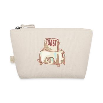 Vintage Toaster Motif Breakfast - Organic Pouch - nature - Front