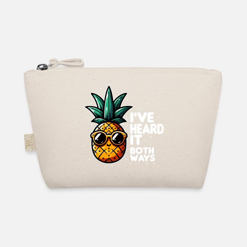 Ananas-Slogan mit doppelter Bedeutung Bio-Täschchen