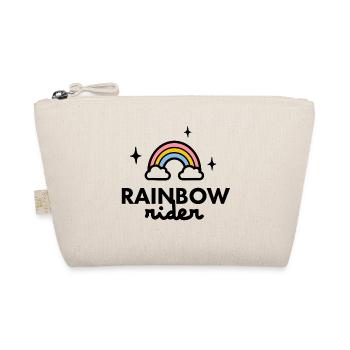 Rainbow Rider logo - Organic Pouch - nature - Front