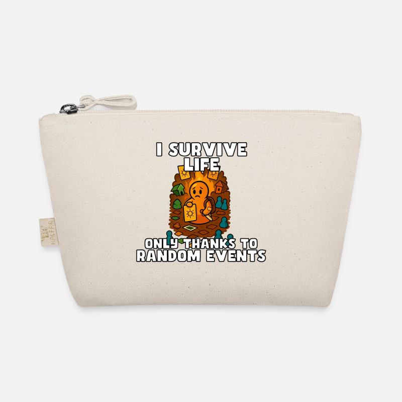 Surviving Life by Random Events Organic Pouch