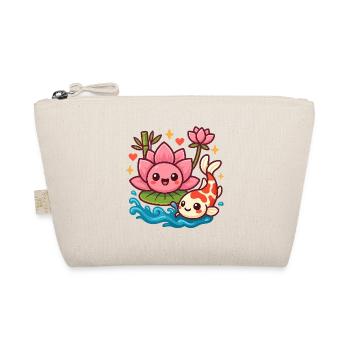 Koi et Lotus Kawaii Imprimer - Trousse biologique - nature - Devant