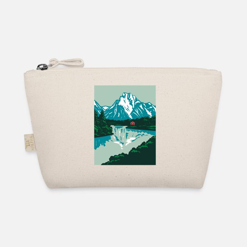 Norway Landscape with Red Holhaus Organic Pouch