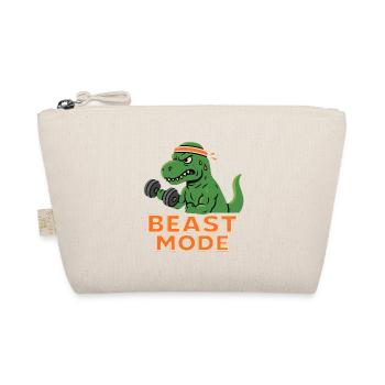 Dino Strength Training Fashion - Organic Pouch - nature - Front