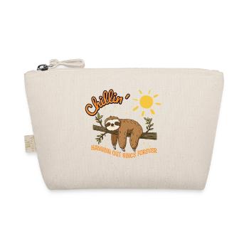 Faultier – Chillin’ - Hanging out since forever - Bio-Täschchen - Natur - Vorne